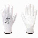 Guante de Nylon con Poliuretano Blanco en Palma
