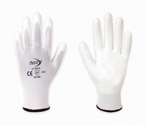 Guante de Nylon con Poliuretano Blanco en Palma